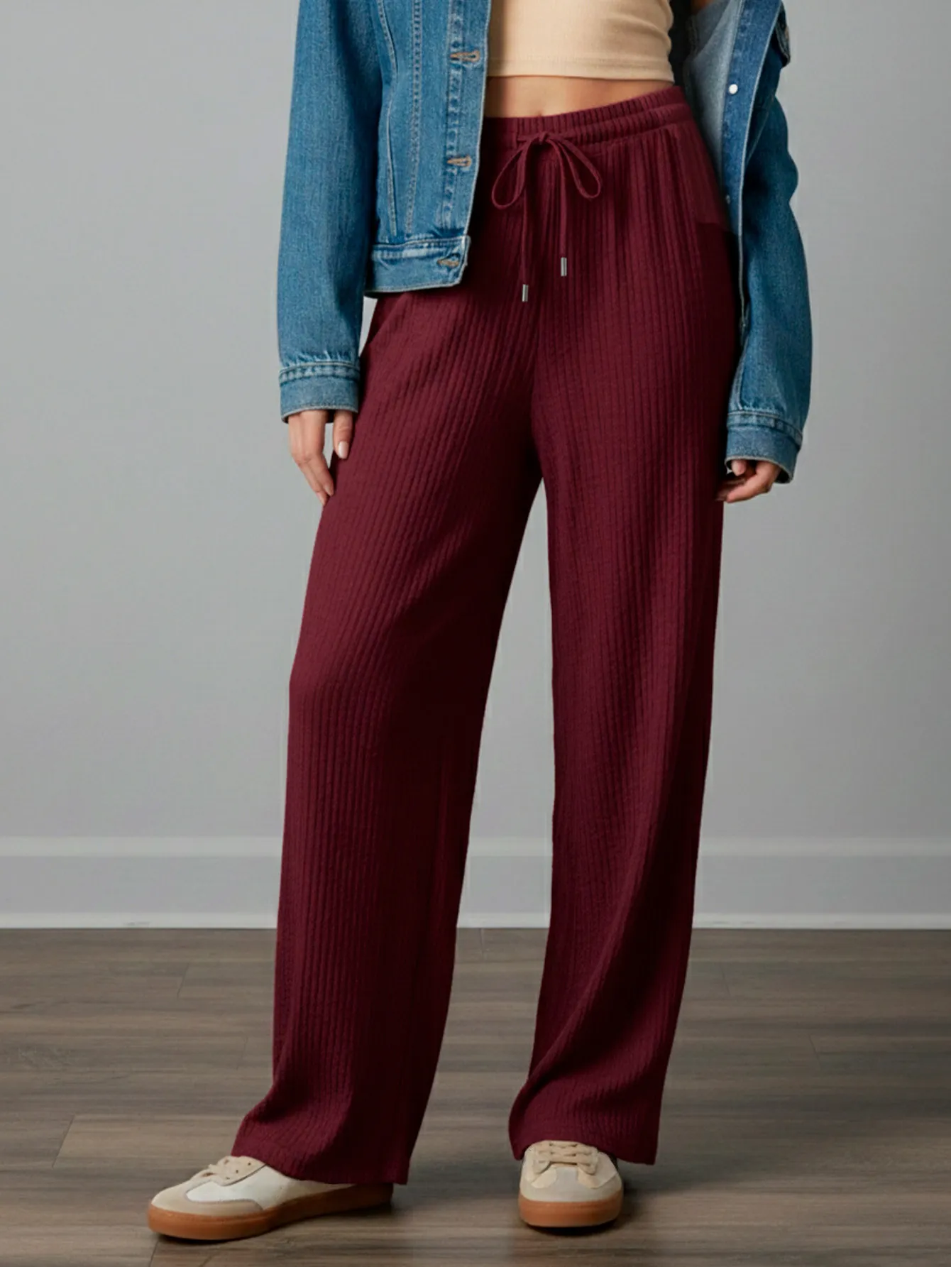AD2625 PANTALON DE PIERNA ANCHA 9434